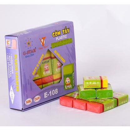 Gôm Tẩy Cao Cấp E-018(Giao màu bất kì)