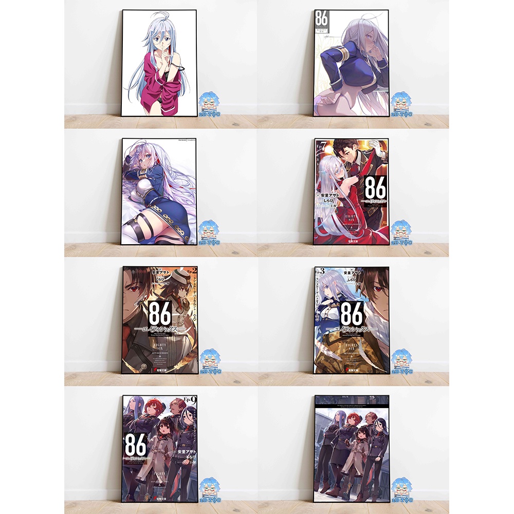 TRANH POSTER A3 GIẤY CHẤT LƯỢNG CAO ANIME MANGA LIGHT NOVEL 86 EIGHTY SIX (10) - 2D TỘC SHOP