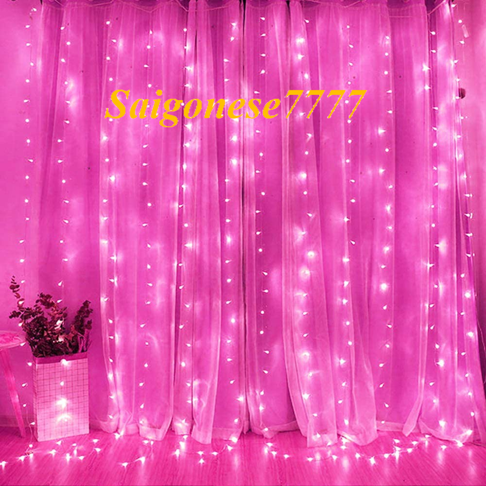 Đèn Led Không Chớp Xài Điện-Dài 8 Mét Đèn Led Đom Đóm Fairy Light Quấn Cây Sân Vườn Trang Trí Tiệc Lễ Tết Noel