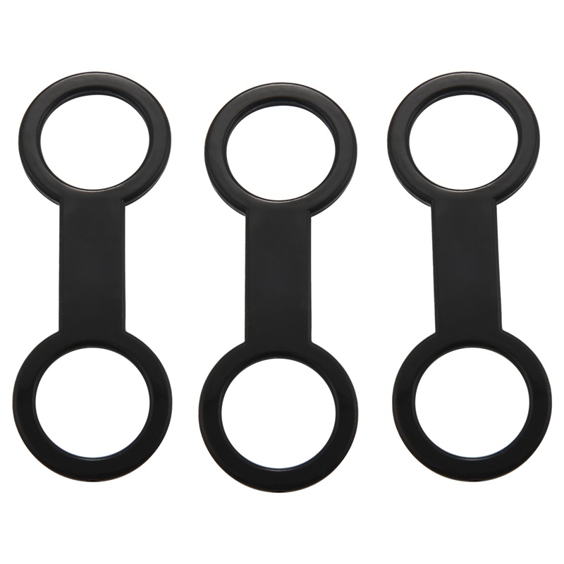 Bộ 8 Cái Kẹp Giữ Mặt Nạ Lặn Bằng Silicon Màu Đen
