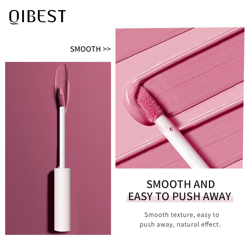 Bộ 8 Thỏi Son Kem Lì Qibest 130g Chống Thấm Nước Lâu Trôi Dưỡng Ẩm Mềm Mượt Cho Môi | BigBuy360 - bigbuy360.vn