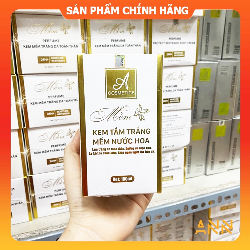 [Chính hãng] Kem tắm trắng mềm nước hoa A Cosmetics - Kem body tắm trắng toàn thân Mỹ Phẩm Phương Anh