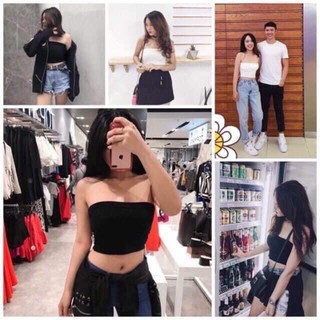 Áo ống trơn chất thun bozip mịn