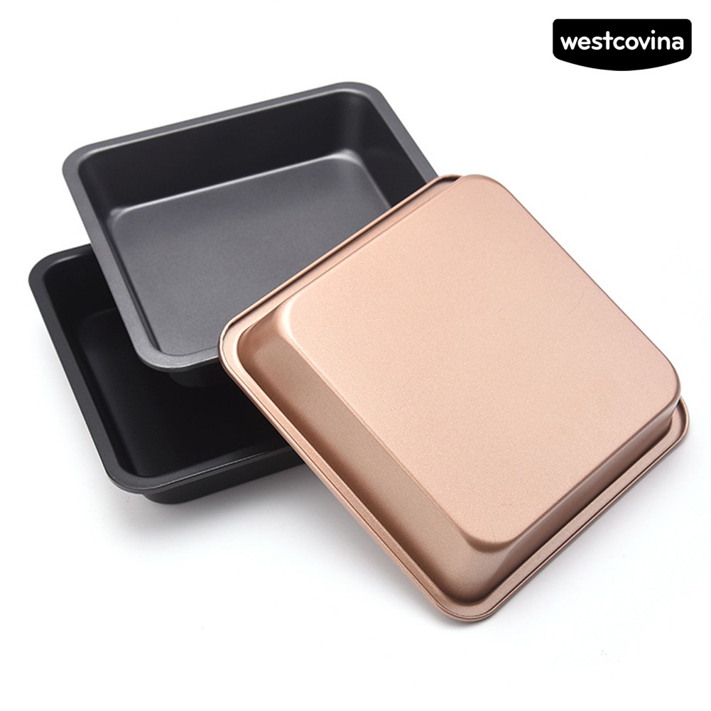 Khuôn Nướng Bánh Hình Vuông Bằng Thép Carbon 8 Inch