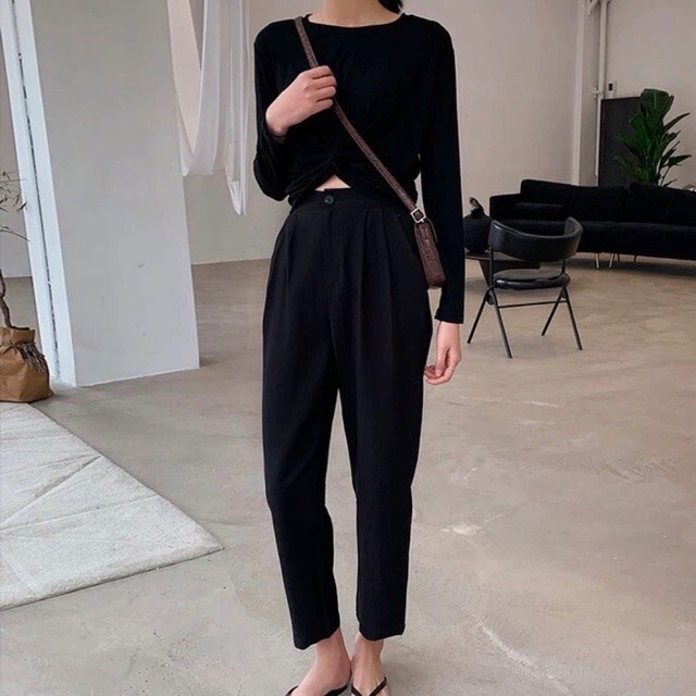 Quần baggy vải Lativ