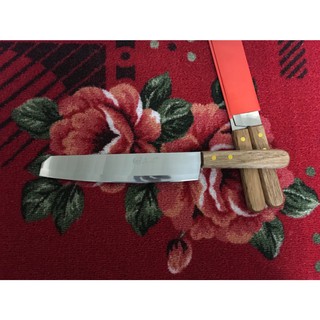 Dao thái inox cán gỗ cao cấp - 34cm