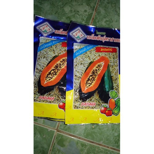 Hạt giống đu đủ siêu ngọt Thái Lan - gói tầm 120 hạt