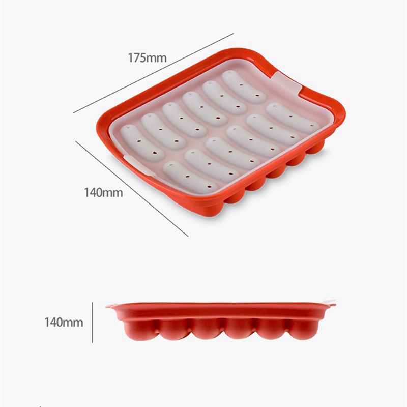 Khuôn Silicone Làm Bánh 6 Ngăn Tiện Dụng Cho Nhà Bếp