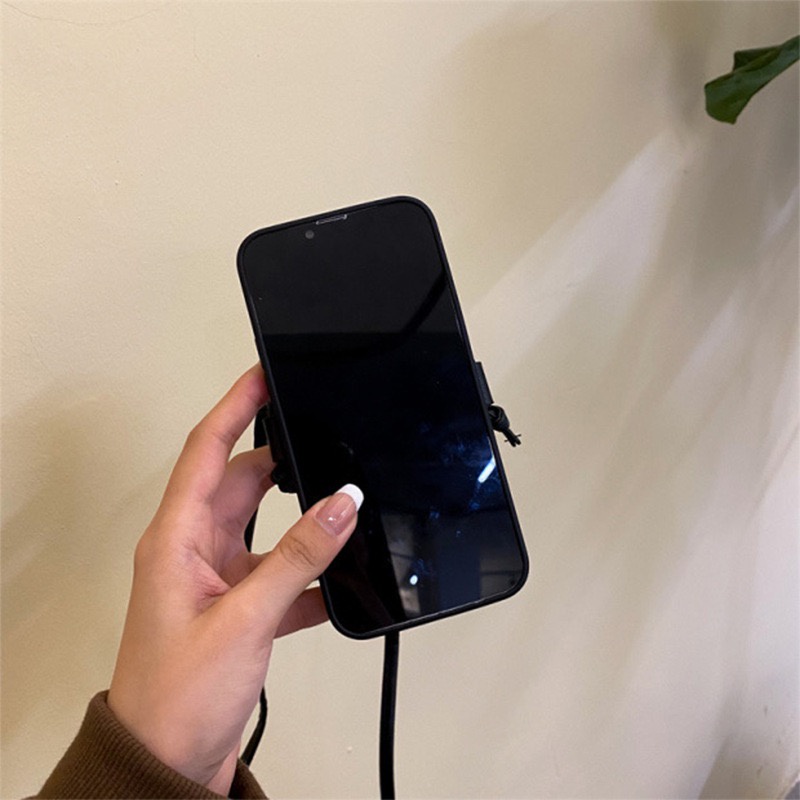 Dễ Thương Ốp Điện Thoại Có Ngăn Đựng Thẻ Và Dây Đeo Cho iphone14 / 15pro 13 11 12pro xsmax x / xs 7 / 8plus xr se2 6s se3