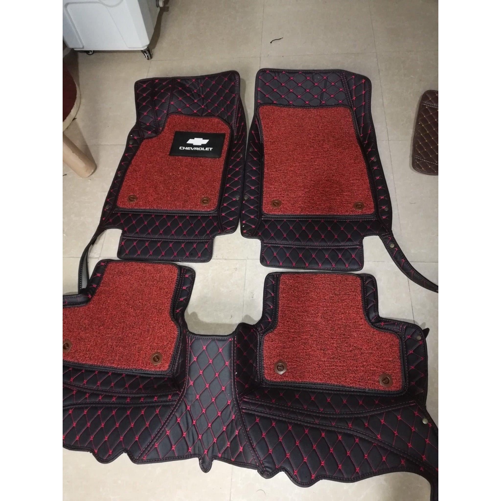 Thảm lót sàn ô tô 5D 6D da pu cao cấp không mùi chống thấm nước cho Chevrolet Cruze 2014-2017