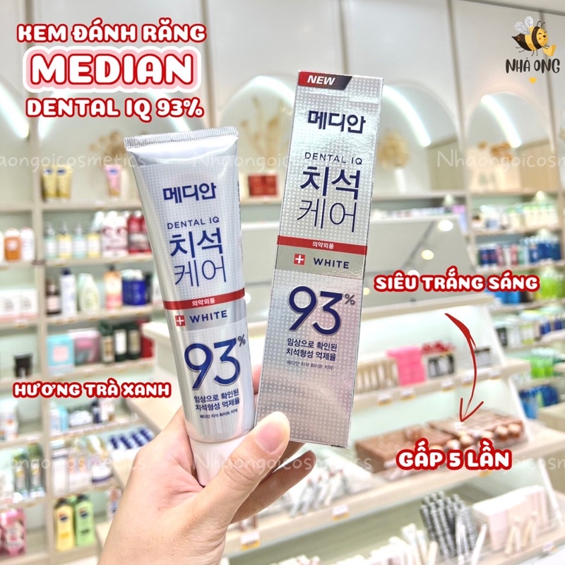 Kem Đánh Răng Median Dental IQ 93% Hàn Quốc 120g