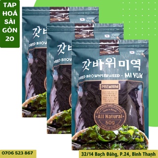 Rong Biển Khô Nấu Canh Godbawee Dried Brown Seaweed Mi Yuk 50g