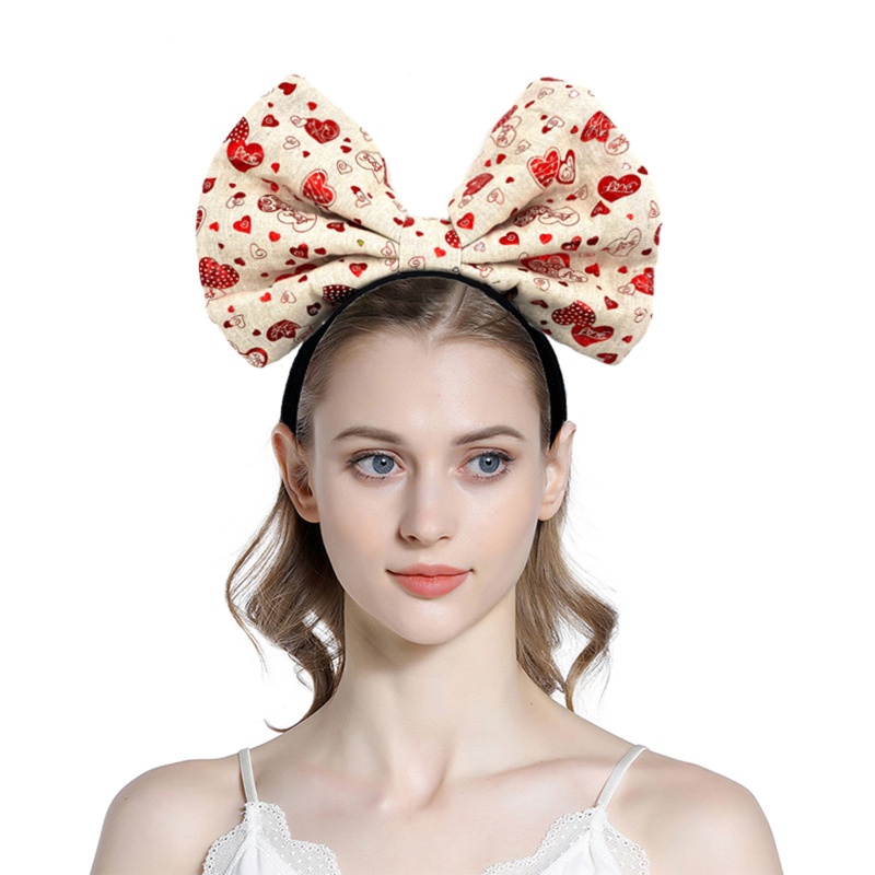 Flgo Băng Đô Cài Tóc Hình Nơ Dễ Thương Dành Cho Nữ