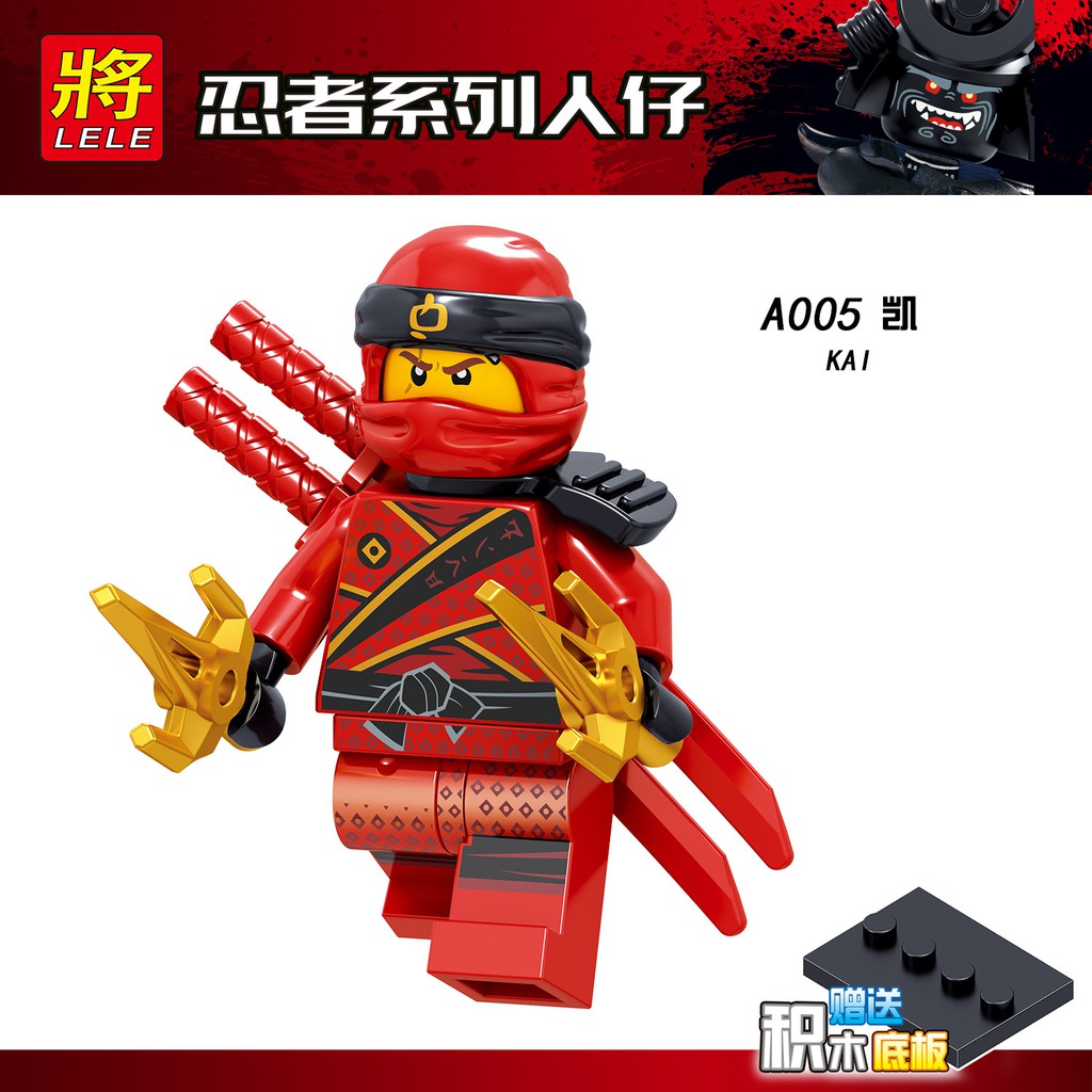 Minifigures Ninjago Các Mẫu Nhân Vật Harumi Samurai X Lya Lloyd Jay Kai Zane Cole Lele C001 C002 C003