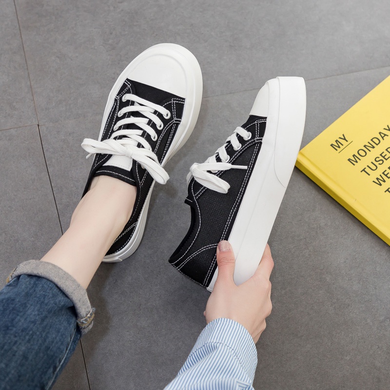 Giày thể thao lưới DD&OO  đế dày 5cm, đi hè siêu êm siêu thoáng