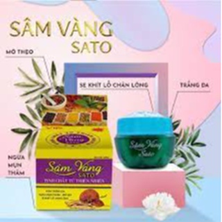 Kem trắng da - ngừa mụn thâm - mờ sẹo - se khít lỗ chân lông sâm vàng 15g