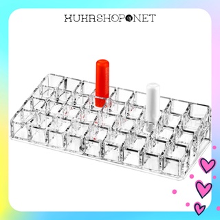 [Xukashop] Khay đựng son 36 ô chất liệu nhựa Mica trong suốt siêu bền cao cấp đựng son trang điểm tiện lợi