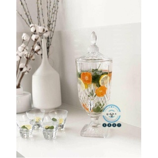 Bình thủy tinh đựng nước có vòi 5 lít