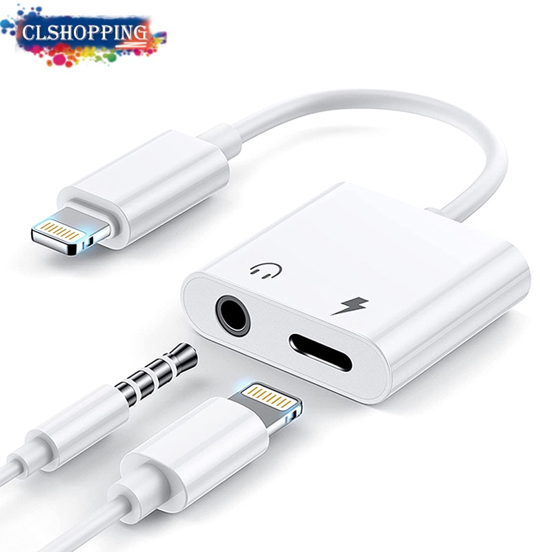 Đầu Chuyển Đổi Âm Thanh Tai Nghe 3.5mm Cho Iphone 12 / 11 / Xs / Xr / X 8 7 Ios