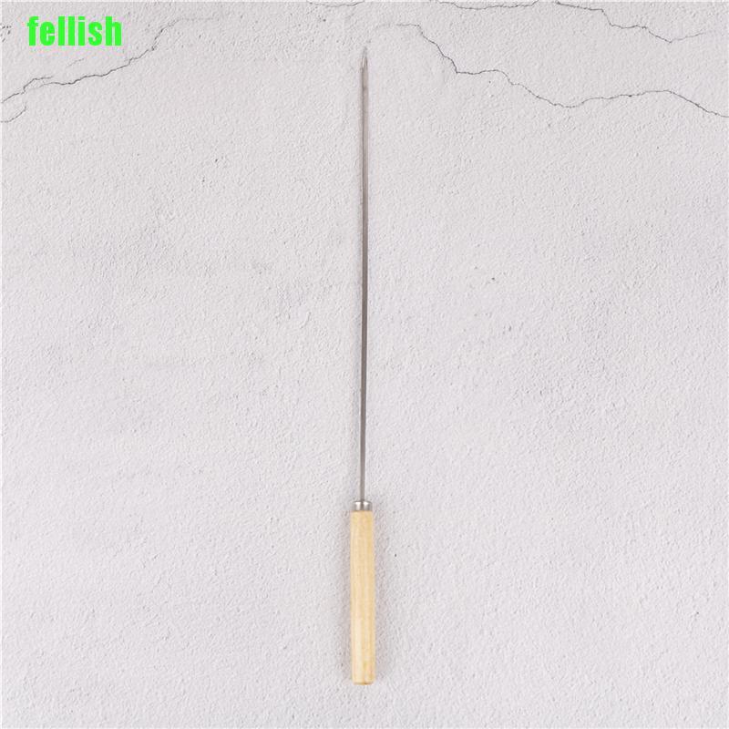 Set 10 Xiên Nướng Bbq Bằng Thép Không Gỉ Dài 35cm