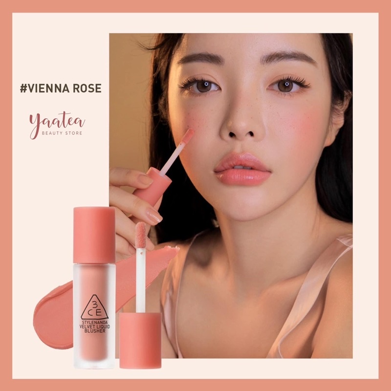 Má Hồng Dạng Kem 3CE Velvet Liquid Blusher