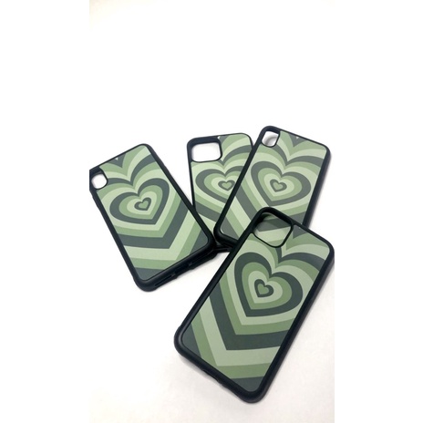 Ốp lưng cao cấp THINKCASE IPHONE Green Heart Wallpaper