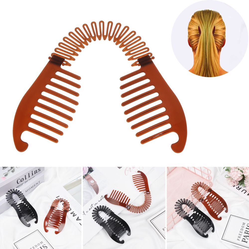 Dây Buộc Tóc Cao Su Co Giãn Kiểu Quả Chuối Nhiều Màu Sắc