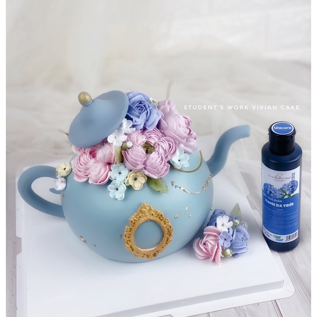 Màu Thực Phẩm Unicorn - Màu Siro Tạo Màu Bánh Thạch 3D 4D Hoa Bánh Kem