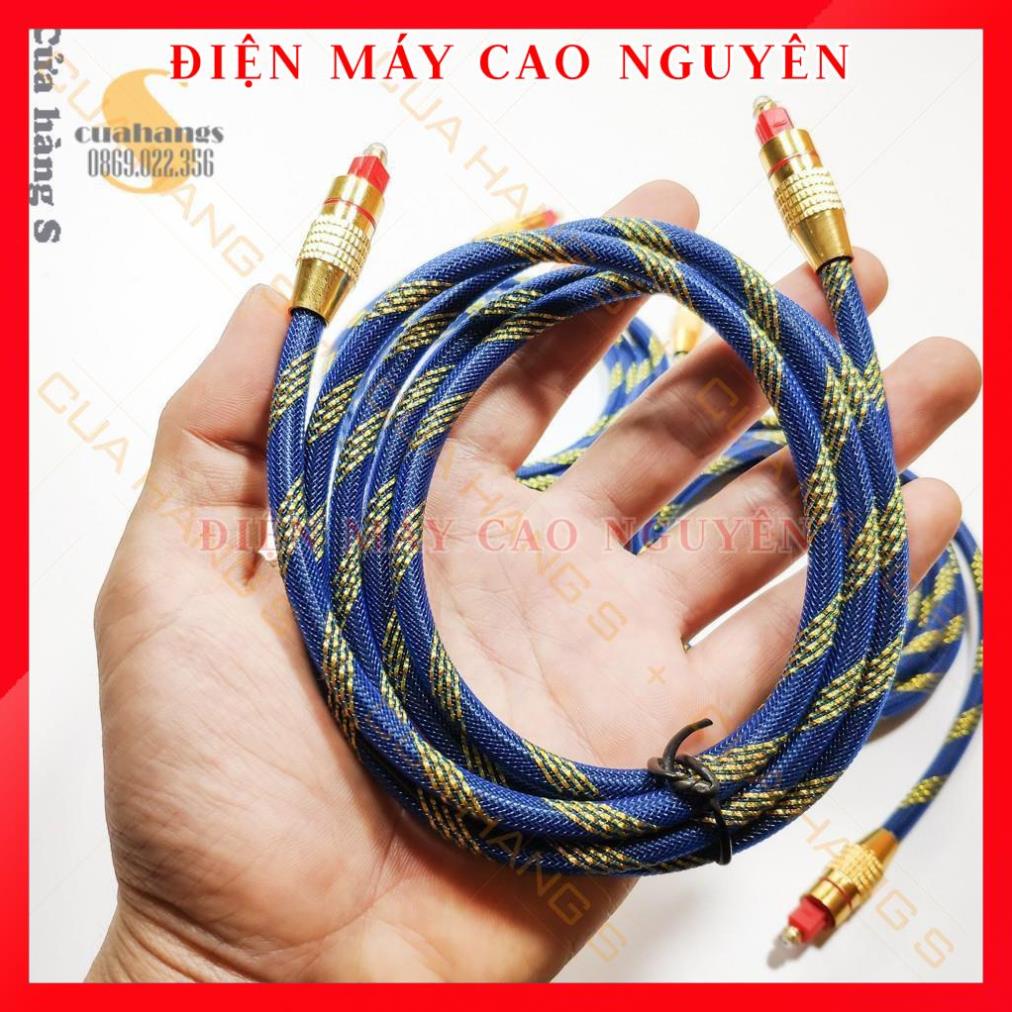 Dây cáp âm thanh Optical, dây quang bọc sợi chất lượng cao - Toslink nhiều màu