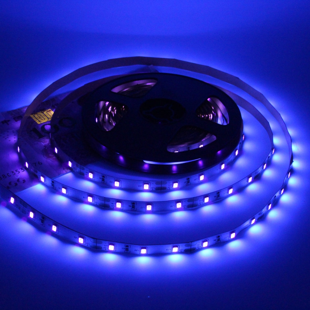 Smd2835 Đèn led uv 395-405nm 60leds 120leds Chống Nước 12vdc Cho Các Bữa Tiệc dj