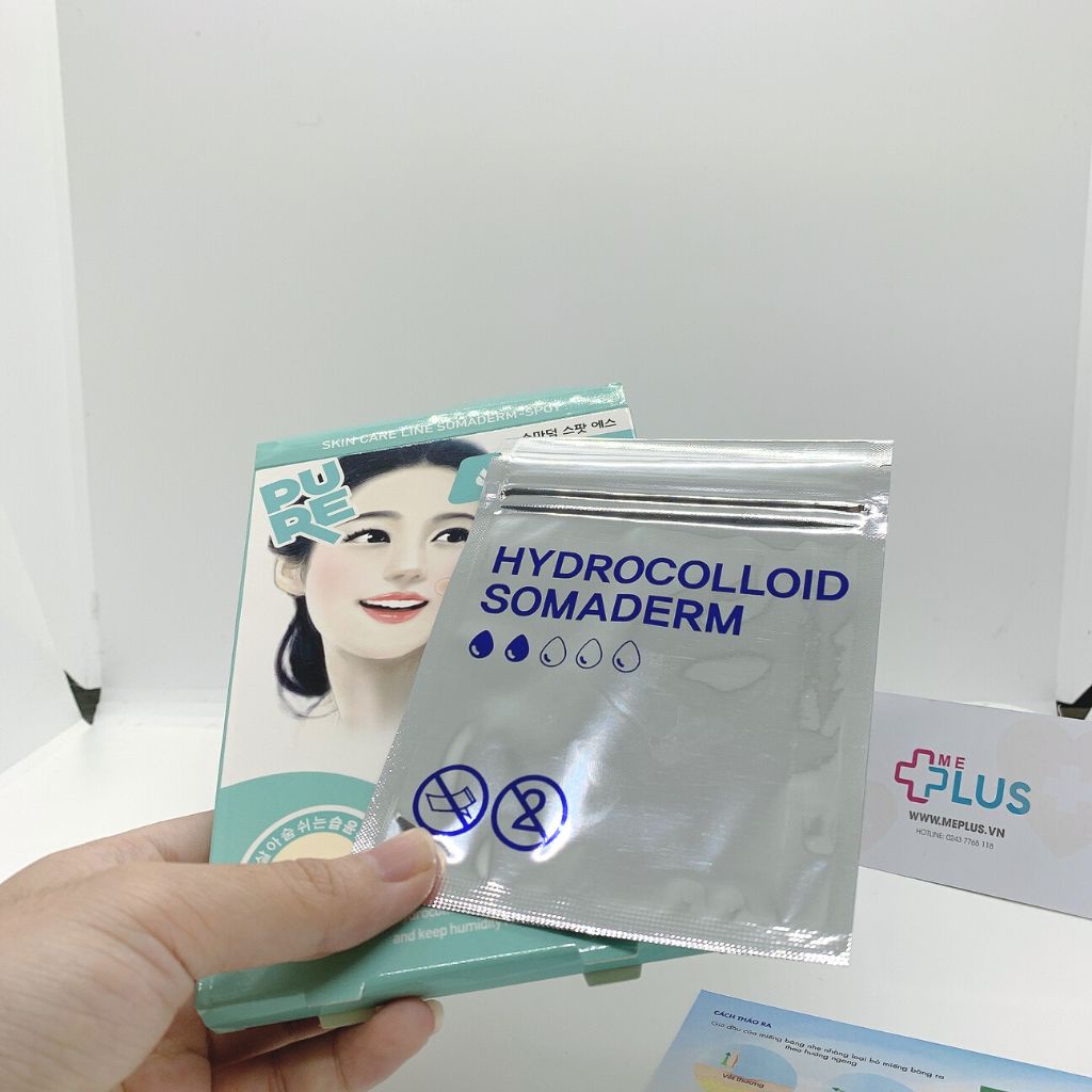 Miếng Dán Mụn Somaderm Spot - Hàn Quốc Băng Dán Hỗ Trợ Làm Lành Vết Thương Giảm Mụn, Không Để Lại Sẹo, Thâm 18-24 miếng