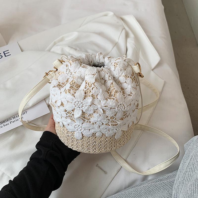 Hàng Mới Về Mới Túi Xách Đan Rơm Đeo Chéo Phong Cách Hàn Quốc Thời Trang Cho Nữ