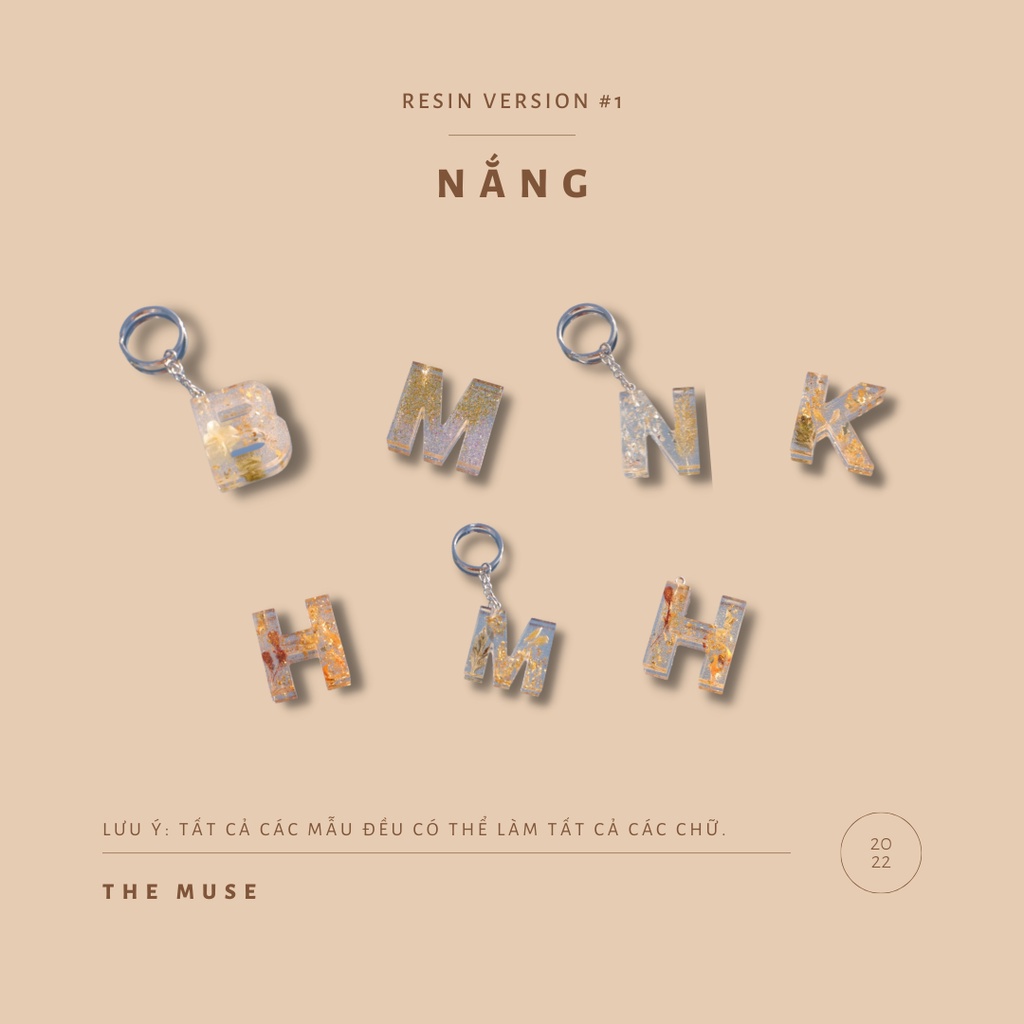 Móc khóa Resin THE MUSE Nắng Edition 1