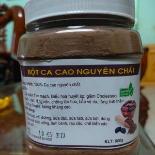 Ca Cao nguyên chất 100% - 500gr - Đăk Lăk