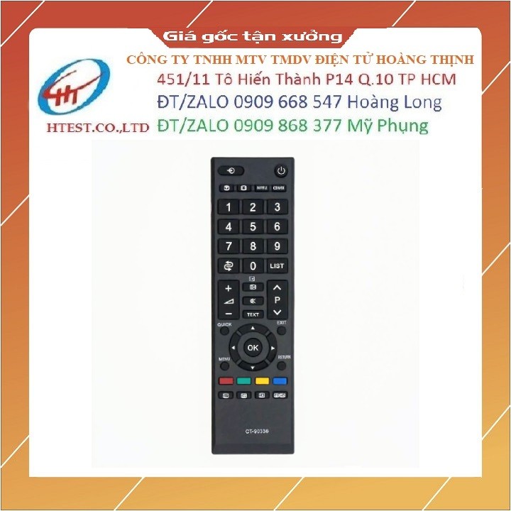 Remote Điều Khiển TV TOSHIBA LCD, TV LED CT-90336