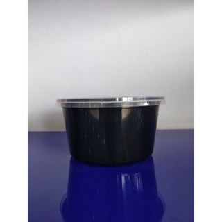 Set 50 hộp nhựa 500ml tròn đen microwave thuận lợi