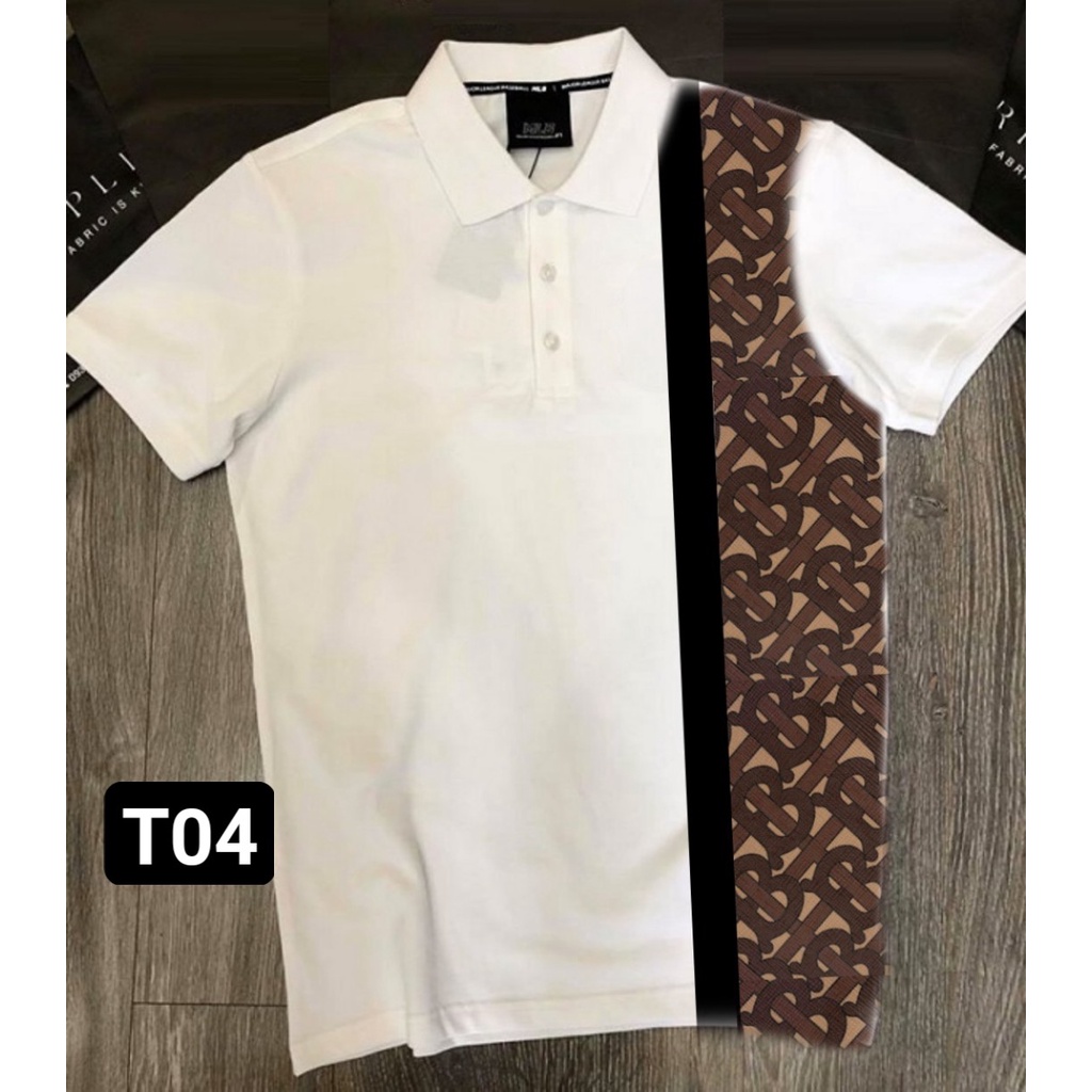 ÁO THUN POLO NAM CỔ TRỤ TAY NGẮN LOGO VẢI COTTON SANG TRỌNG, LỊCH LÃM