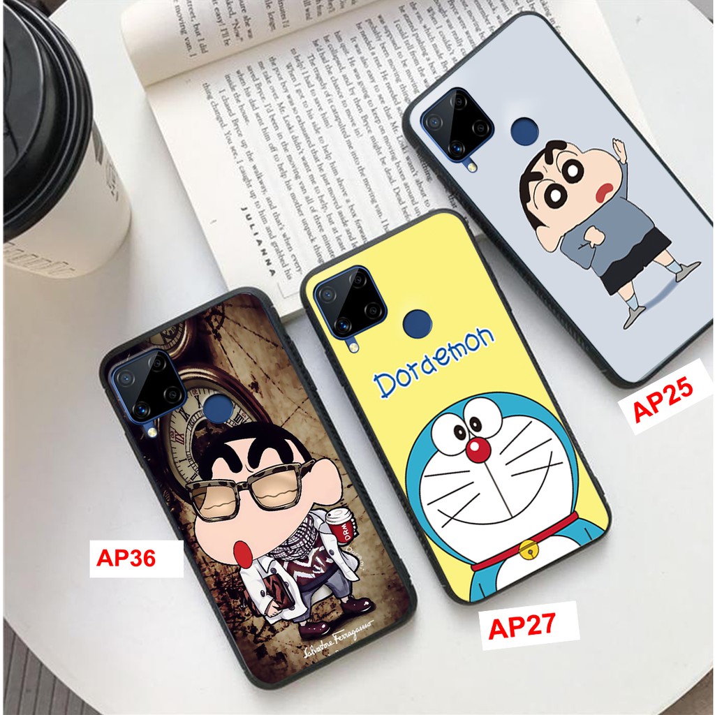 [NEWS]ỐP LƯNG REALME C11 - REALME C12 - REALME C15 IN HÌNH DOREAMON-SHIN BÚT CHÌ CỰC HOT