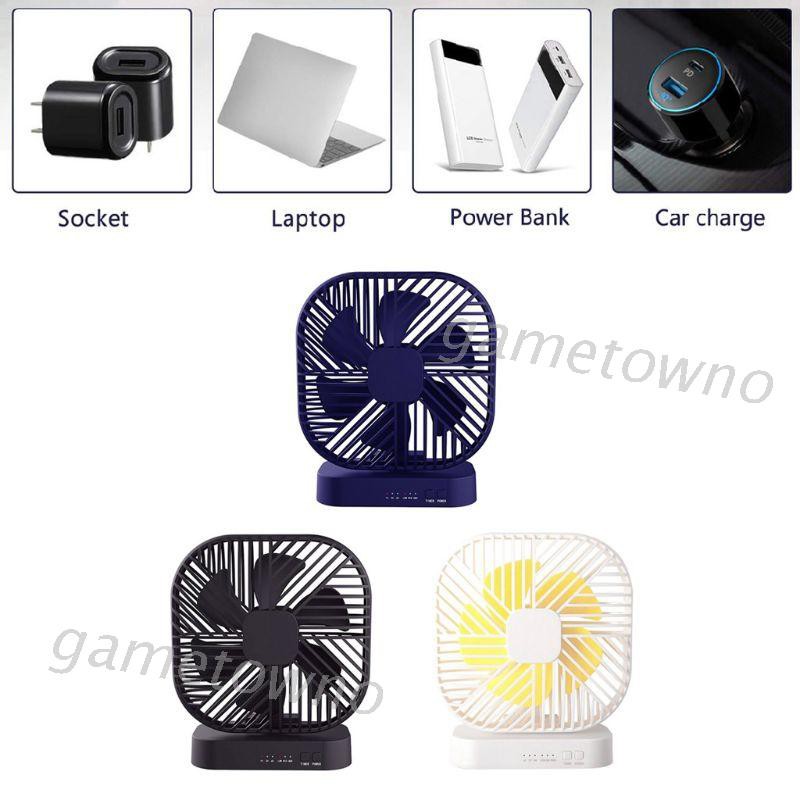 Quạt Sạc Usb 3 Tốc Độ