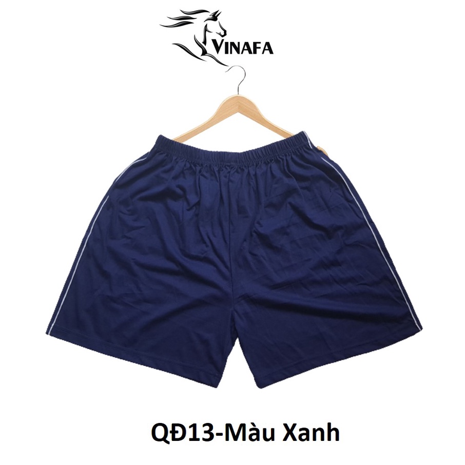 Quần đùi cotton nam mặc nhà co giãn thoáng mát