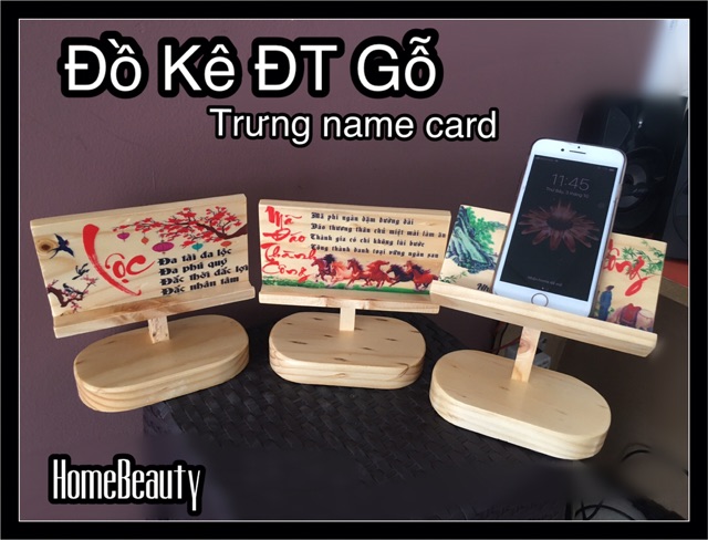 ĐỒ KÊ GỖ ( trưng Namecard,phụ kiện chụp ảnh nail,kê điện thoại)