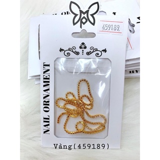 (phụ kiện nail) dây xích đá trang trí móng