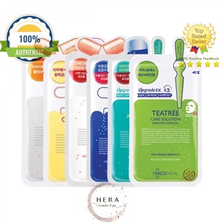 [Chính Hãng] Mặt Nạ Mediheal Essential Teatree Tea Tree / Vita / Placenta / Collagen / Aquaring Cấp Nước  NMF Xanh Dương