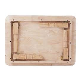 Bàn Trà Gấp Gọn Gỗ Cao Su Chân Tiện NỘI THẤT TC205 | BigBuy360 - bigbuy360.vn