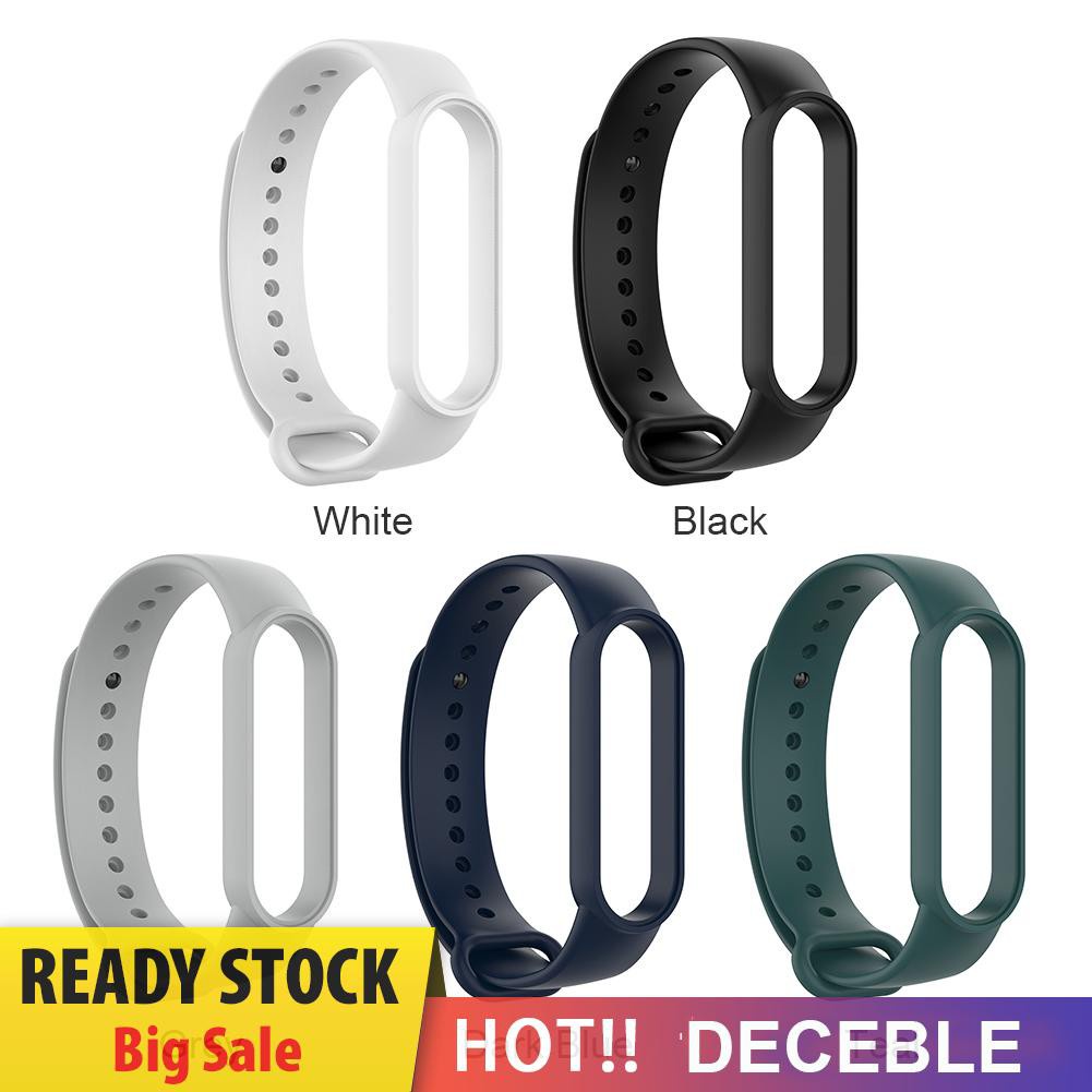 Deceble Silicone Strap for Xiaomi Miband 5/NFC Smart Band Replacement Bracelet Belt