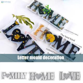 Khuôn Silicon Làm Bánh Đa Năng Tiện Dụng Hình Chữ Love / Home / Family