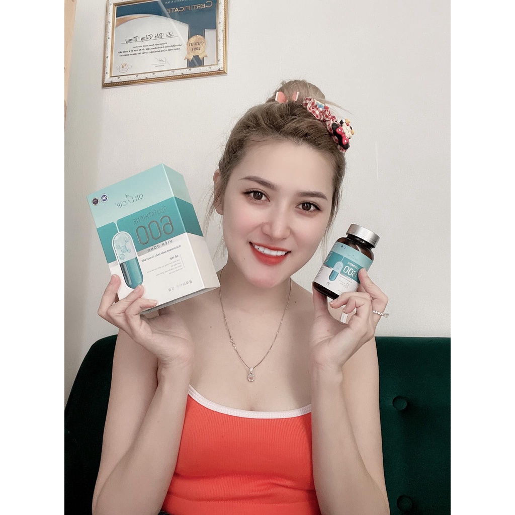 [Dr Lacir] Hộp Viên Uống Đẹp Da Trắng Da Glutathione 600