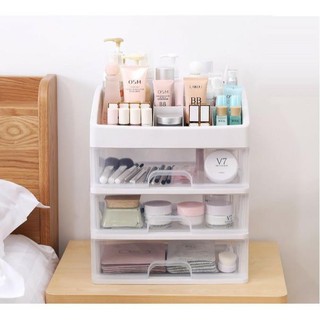 [GIÁ HỦY DIỆT] Kệ Đựng Mỹ Phẩm Đồ Trang Điểm Trang Sức 4 Tầng Ngăn Kéo Tiện Dụng( tongkhodochoi29)