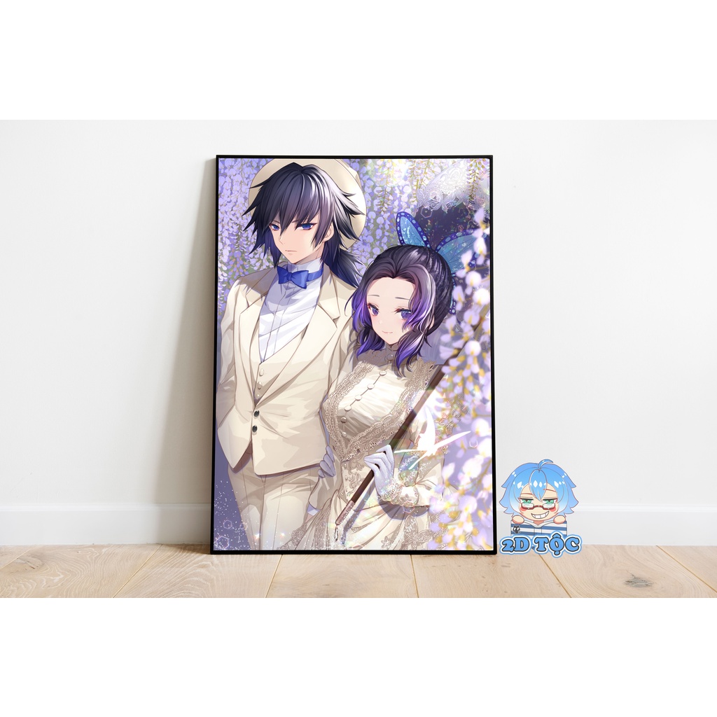 TRANH POSTER A3 dán tường Kochou Shinobu  (5) Anime Manga Kimetsu No Yaiba - 2D Tộc Shop