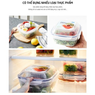 Hộp Salad Lock&Lock HSM8450T 1.6L